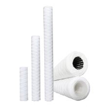 Bleached PP Cotton String Wound Filter Cartridge