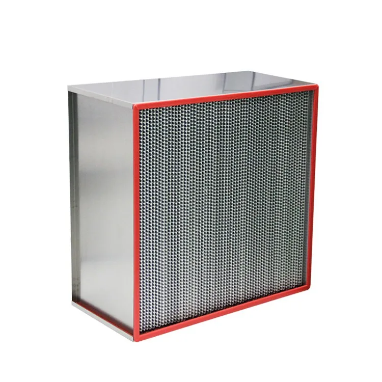 Aluminum Separator Deep-Pleat HEPA Air Filter
